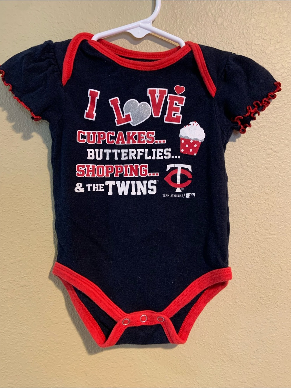 Minnesota Twins 6/9m onesie